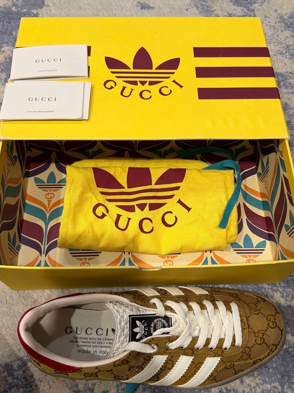 Gucci x Adidas Collaboration Sneakers
